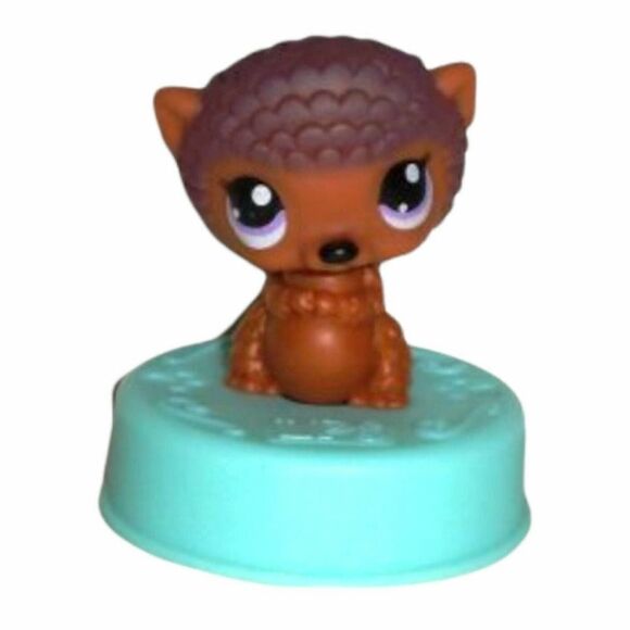McDonalds Happy Meal Littlest Petshop Toy 2006 Brown Hedgehog #5 - Picture 3 of 3